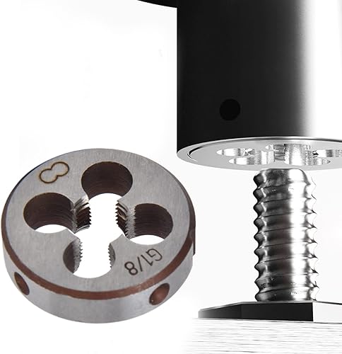 Miniatura 9 de El hilo redondo de G18 UNS muere el tornillo muere el hardware del acero de aleación de la alta precisión de 4 agujeros para el procesamiento