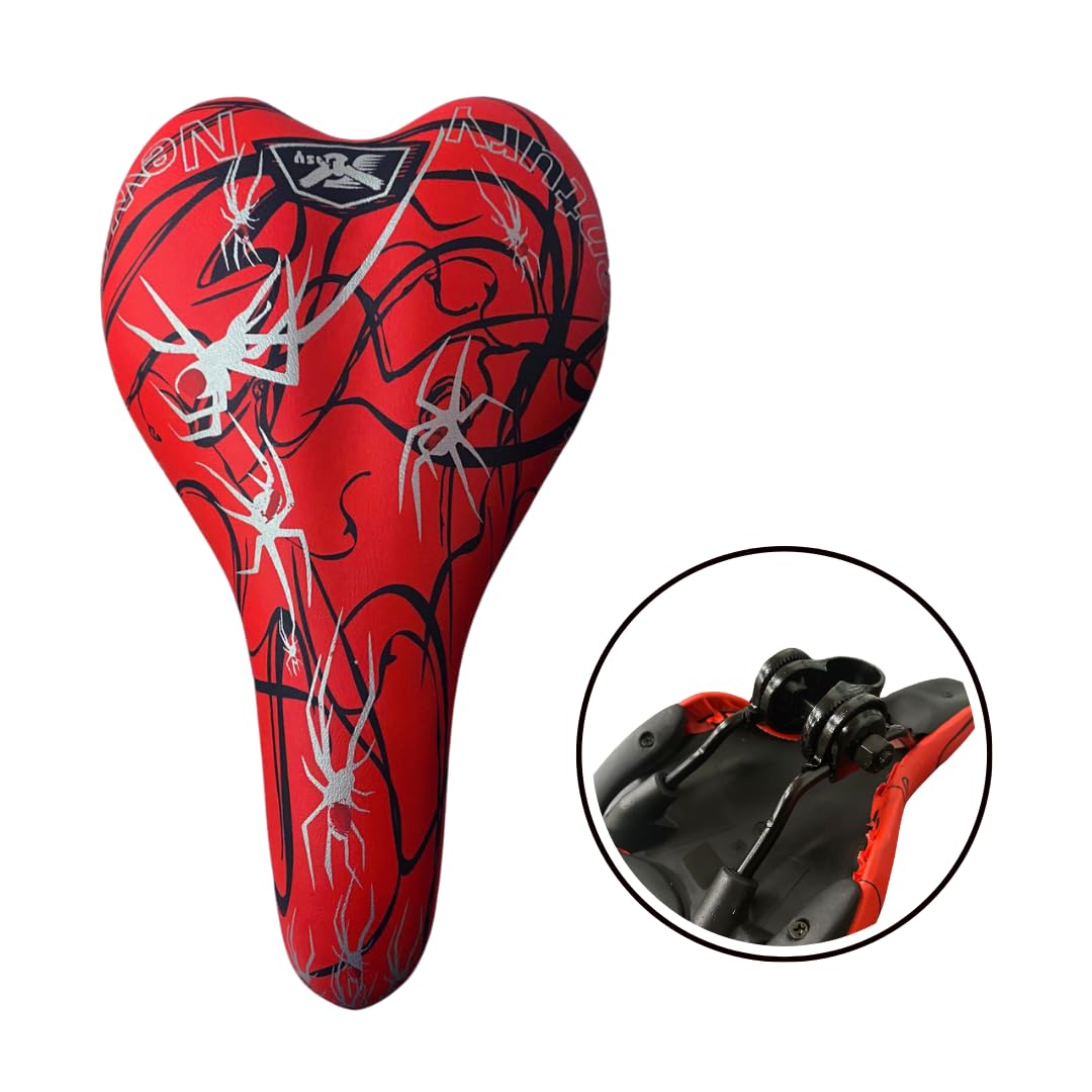 Sella Bici Bambino Impermeabile Con Grafica | Imbottita In Gel, Antiscivolo E Universale Per City/MTB - Foto 8