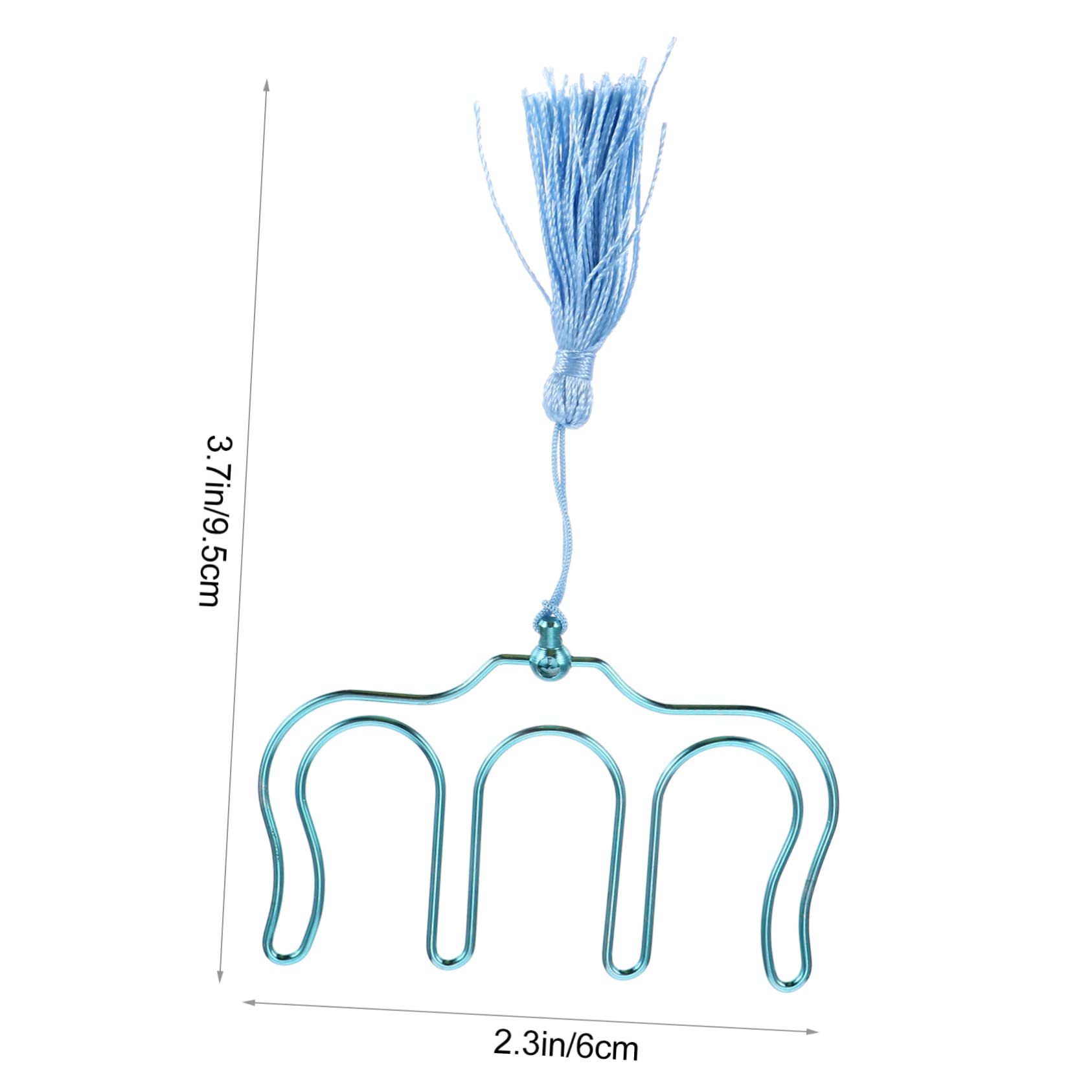 Mikinona Musical Notes Clip Metal Music Book Clip Paper Clip Holder for Desk Sheet Music Holder Holder Clips Tassel