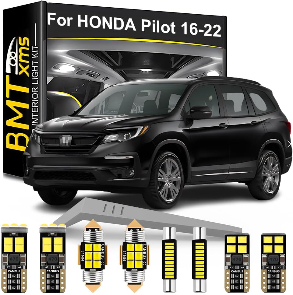 LED Interior Light Kit Replacement for HONDA Pilot 2016