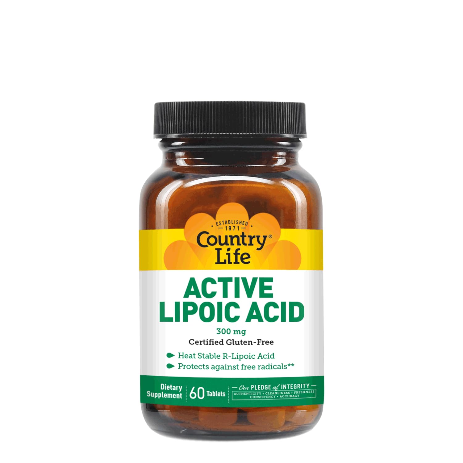 R-Alpha Lipoic Acid Complex 300mg - Alpha-Lipoic Acid 270mg & R-Lipoic Acid 30mg - Antioxidant Support - No Yeast, Corn, Wheat, Soy, Gluten, Milk - Alpha Lipoic Acid Supplement