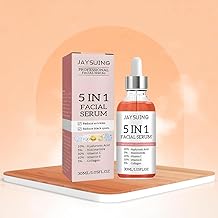 Earthly® 5 in 1 Face Serum | 30% Vitamin C with Niacinamide & Hyaluronic Acid | Anti Aging, Dark Spot Removal, Skin Brightening & Firming Serum for Women & Men – 30ml