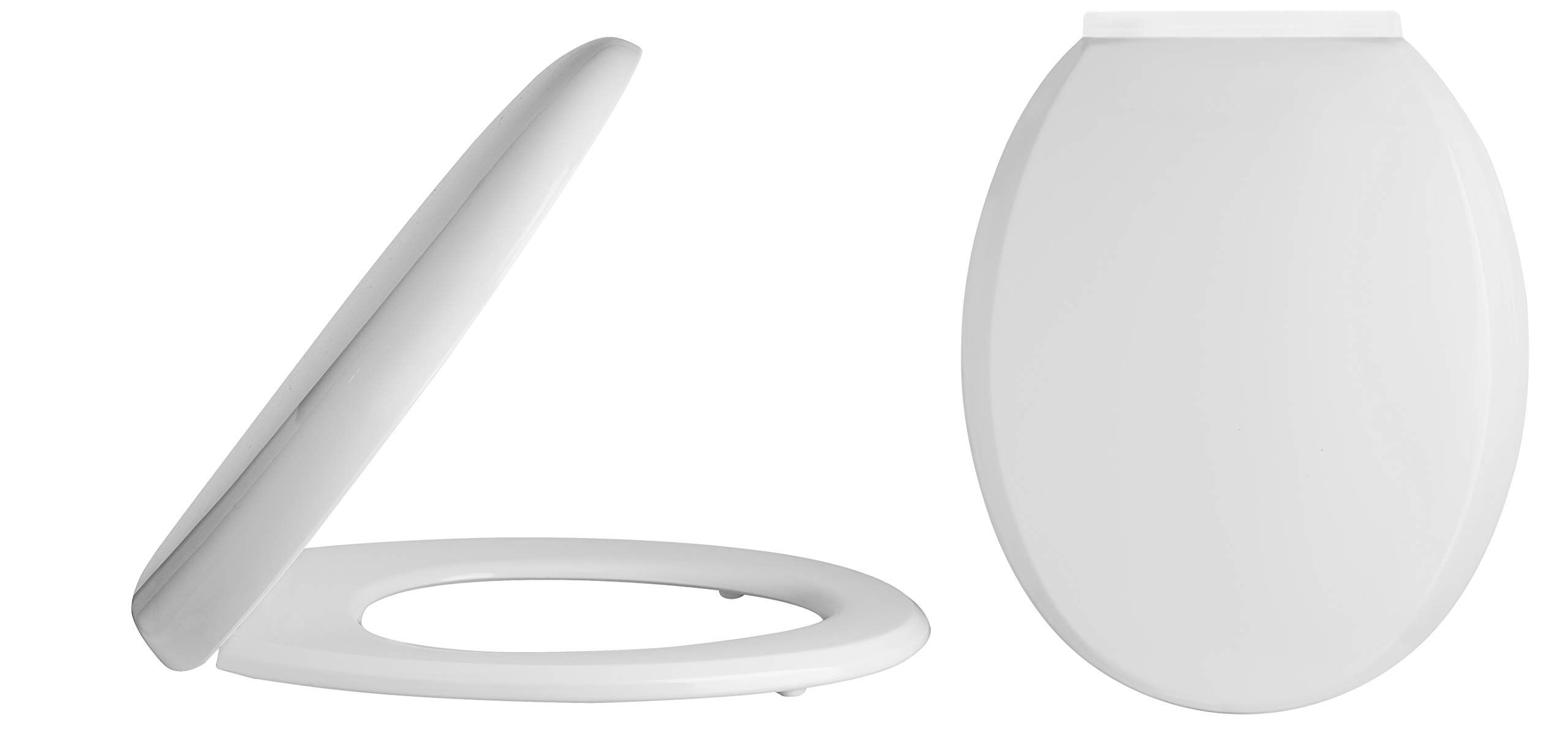 Balterley White Standard Round Top Fix Soft Close