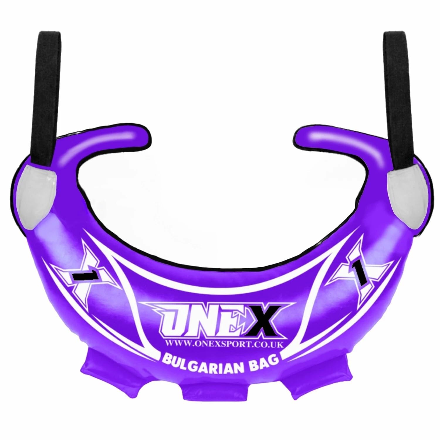 ONEX Bulgarian Bag Adjustable Weighted Filled Training Power Bag with Handles Multi-Grip Fitness Bag Core Workout Gear Functional Strength Training Home Gym Equipment (purple, 25KG)