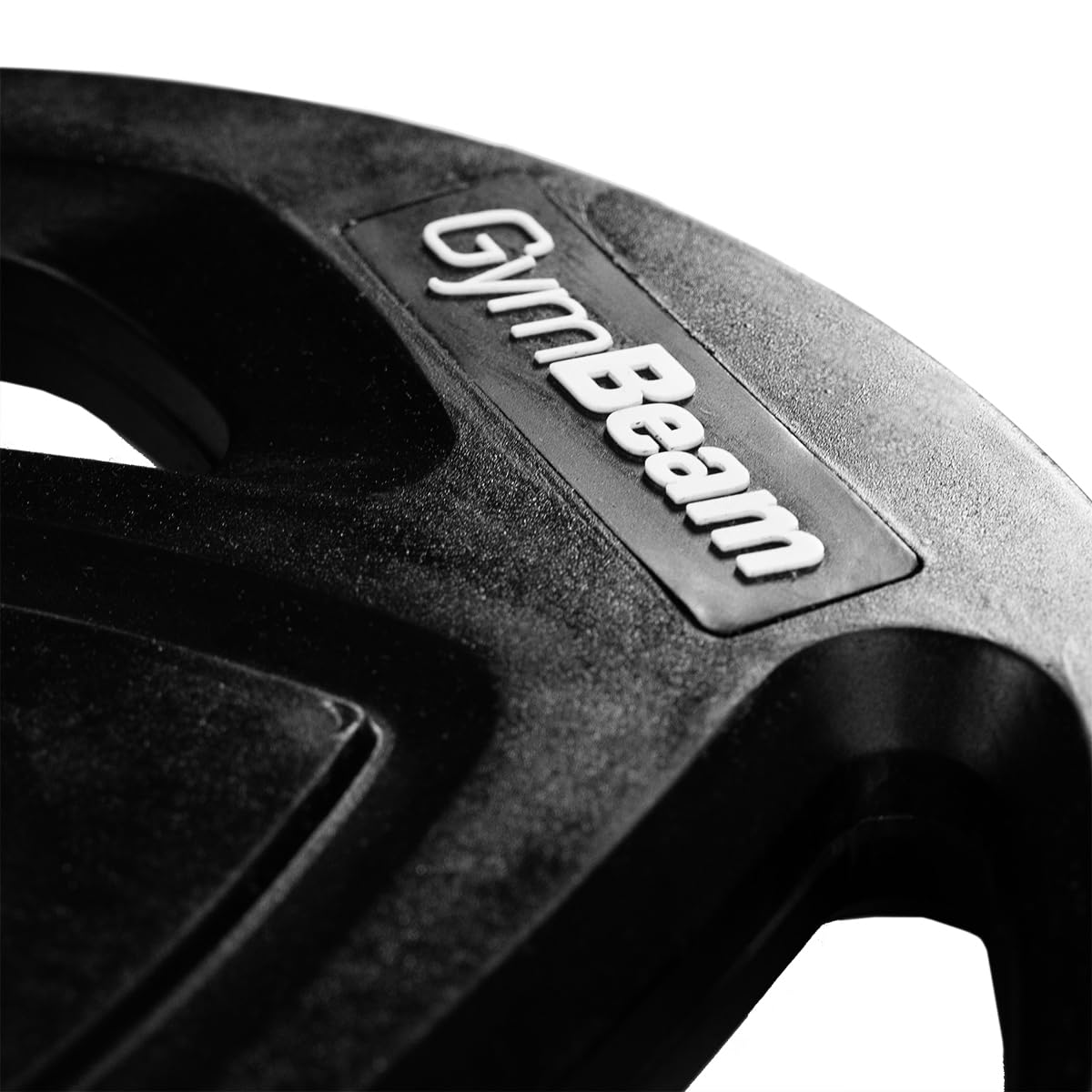 GymBeam Dischi da Palestra in Acciaio Inossidabile, Pesi Olimpici a Disco con Fori per l'Impugnatura, Superficie in Gomma Resistente agli Urti, Pesi a Disco per Palestra