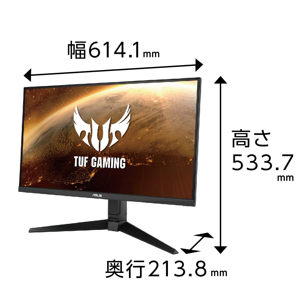 Amazon.co.jp: ASUS ゲーミングモニター 165Hz 27インチ モニター IPS 