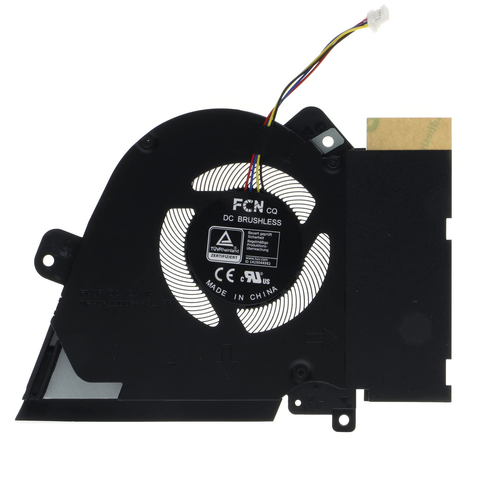 CPU GPU Ventola di Raffreddamento per ASUS TUF Dash F15 FX516 FX516P Aria RTX3070 12V 1A FNAQ 13NR0760P01011 DFSCK221151817 FNAR 13NR0760P02011 DFSCK20 883L