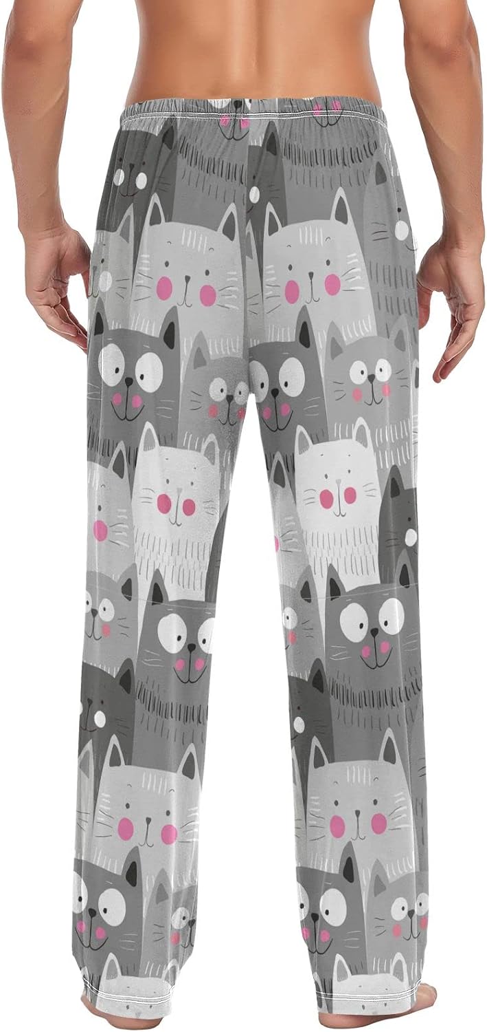 Camouflage Anchor Pajama Pants for Men With Pockets and Drawstring - Lounge Bottoms, Sleep PJ - Image 2