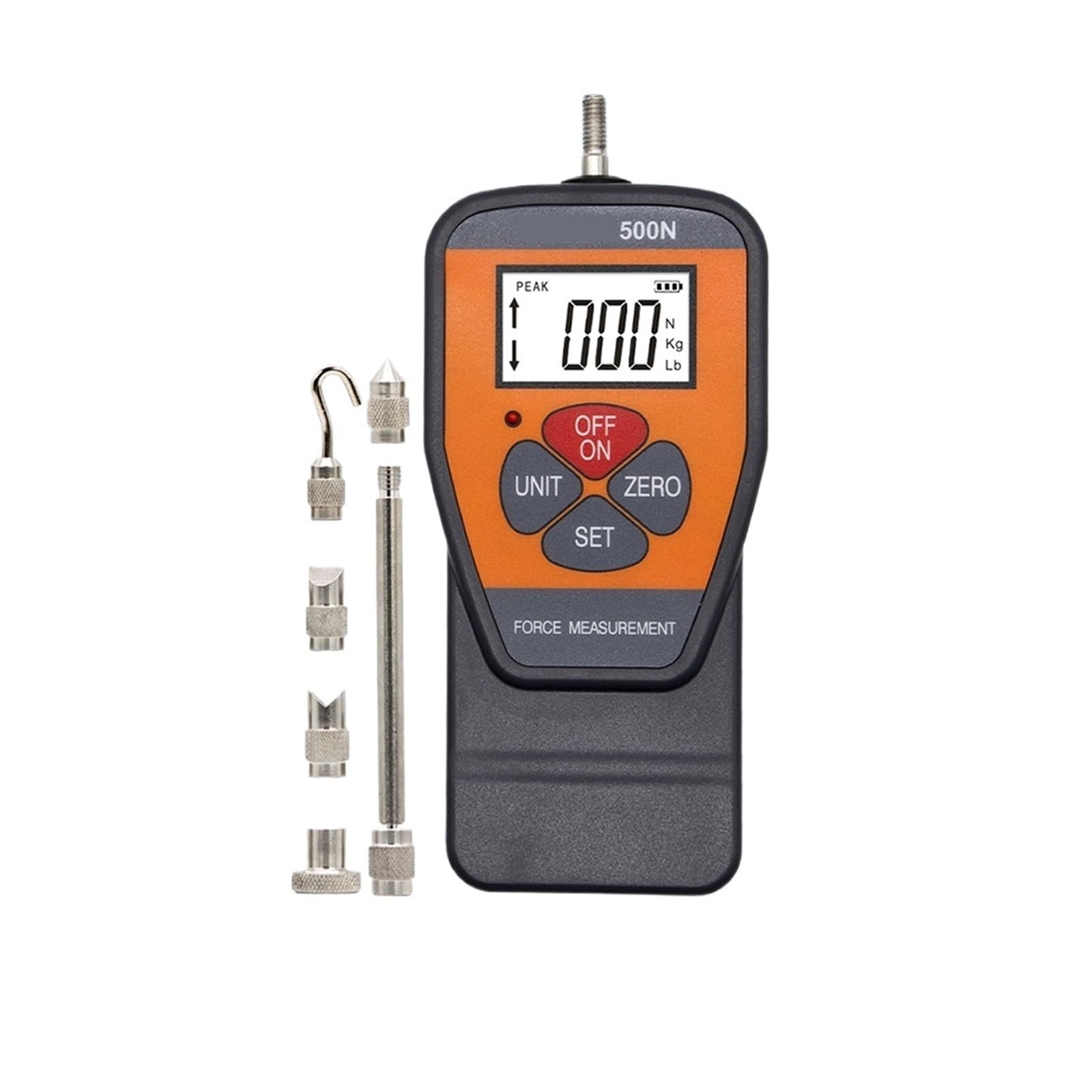 Misuratore di Forza Digitale Misuratore di Digitale, misuratore Spinta e trazione, Portatile, pressa ad Alta precisione 100N/200N/300N/500N, dinamometro
