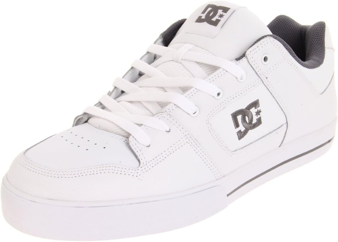 DC Shoes Men's Pure M Shoes White/Battleship/Whi 11.5