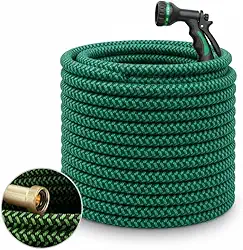 Mangueira Mágica Retrátil 30m com Pistola de Pressão – Extensível, Anti-Dobra, Super Resistente – Jato Ajustável para Jardim, Quintal, Lavar Carro e Limpeza – Conexões Reforçadas