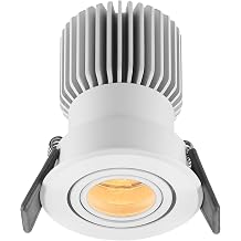 Ceiling Concealed Spotlight, Recessed Ceiling Light Anti-Glare, Highlight Recessed Retrofit Can Lights for Commercial Household Recessed Lighting Wall Aisle