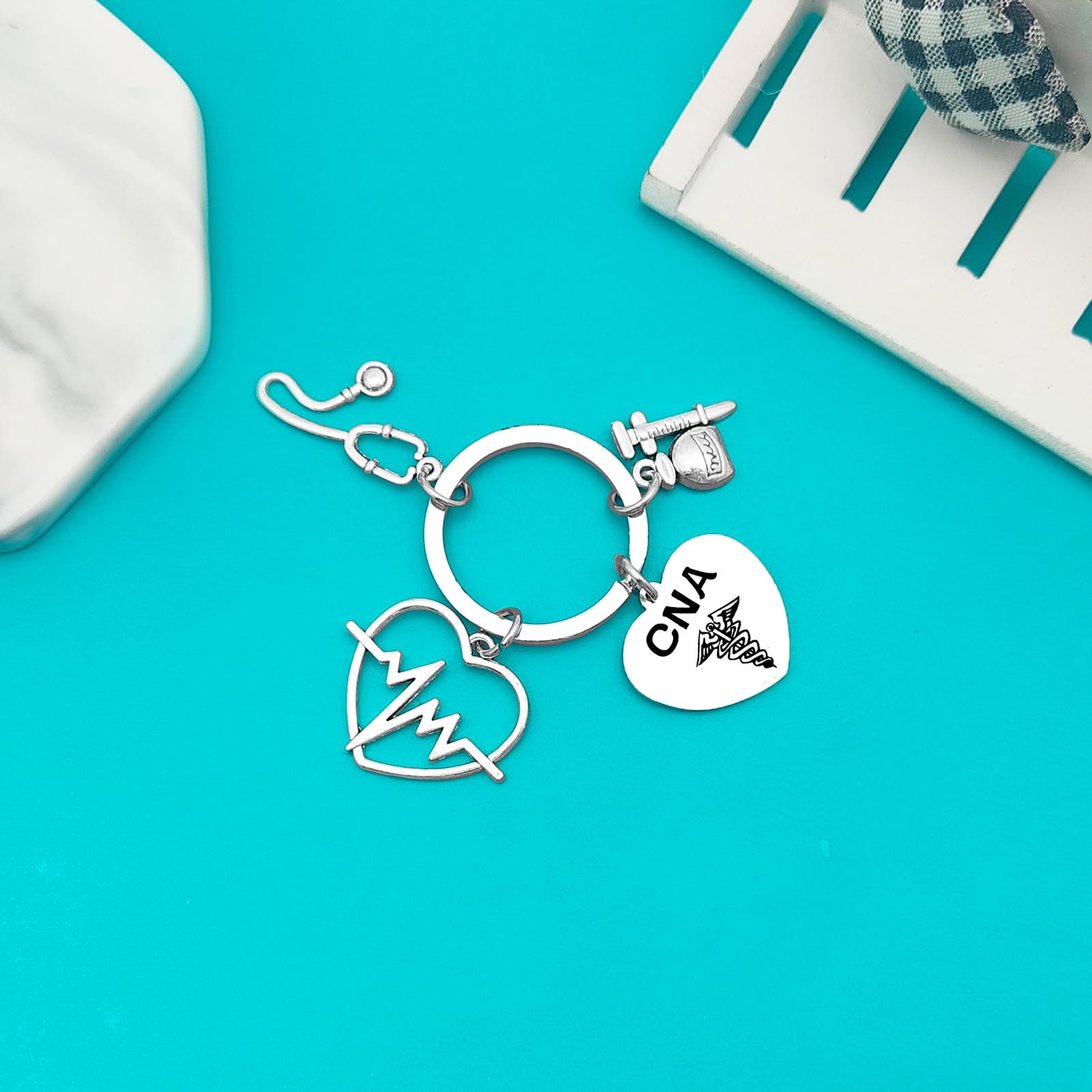 Xiahuyu 12 Pcs CNA Gifts Certified Nursing Assistant Keychain CNA Student Gift CNA Graduation Gift CNA Appreciation Gifts CNA Week Retirement Christmas Thanksgiving Birthday Present