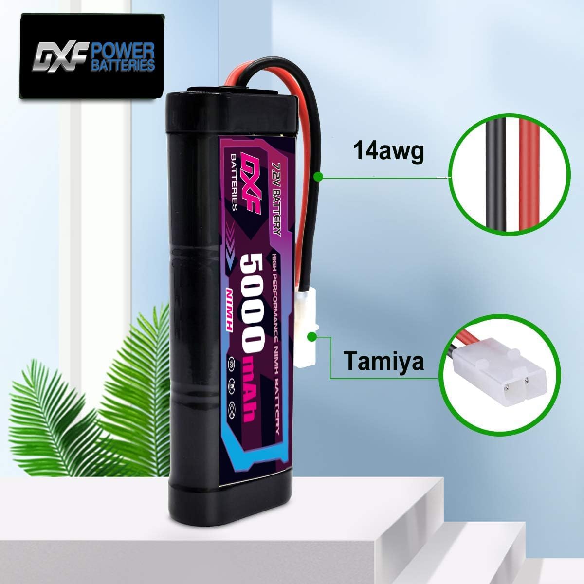 高性能ホビーラジコンカー 5000mAh Amazon.co.jp: 7.2V ニッケル水素バッテリー 5000mAh大容量 NiMH電池