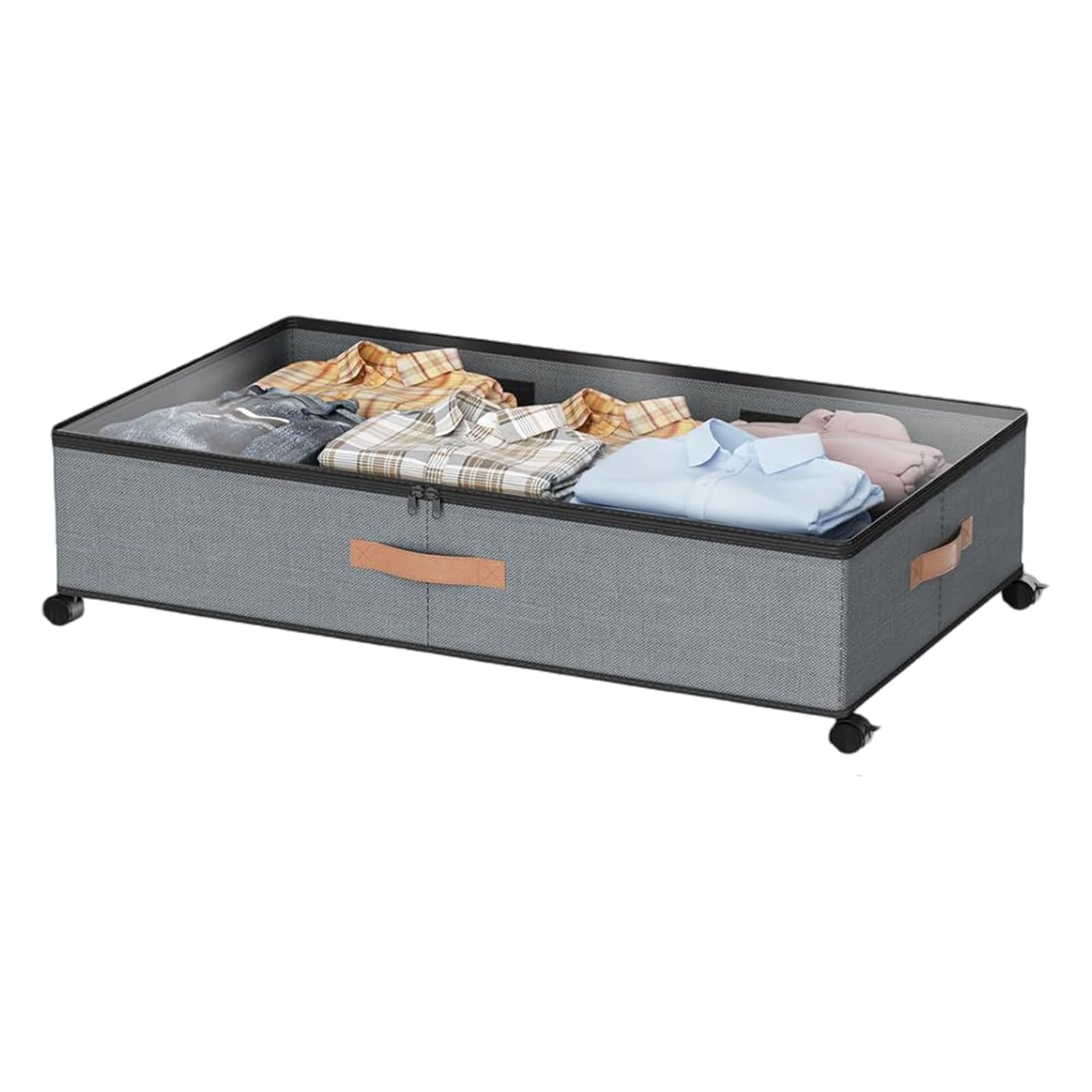 Organizzatore Sotto Organizzatore Da 72L Con Coperchio E Ruote