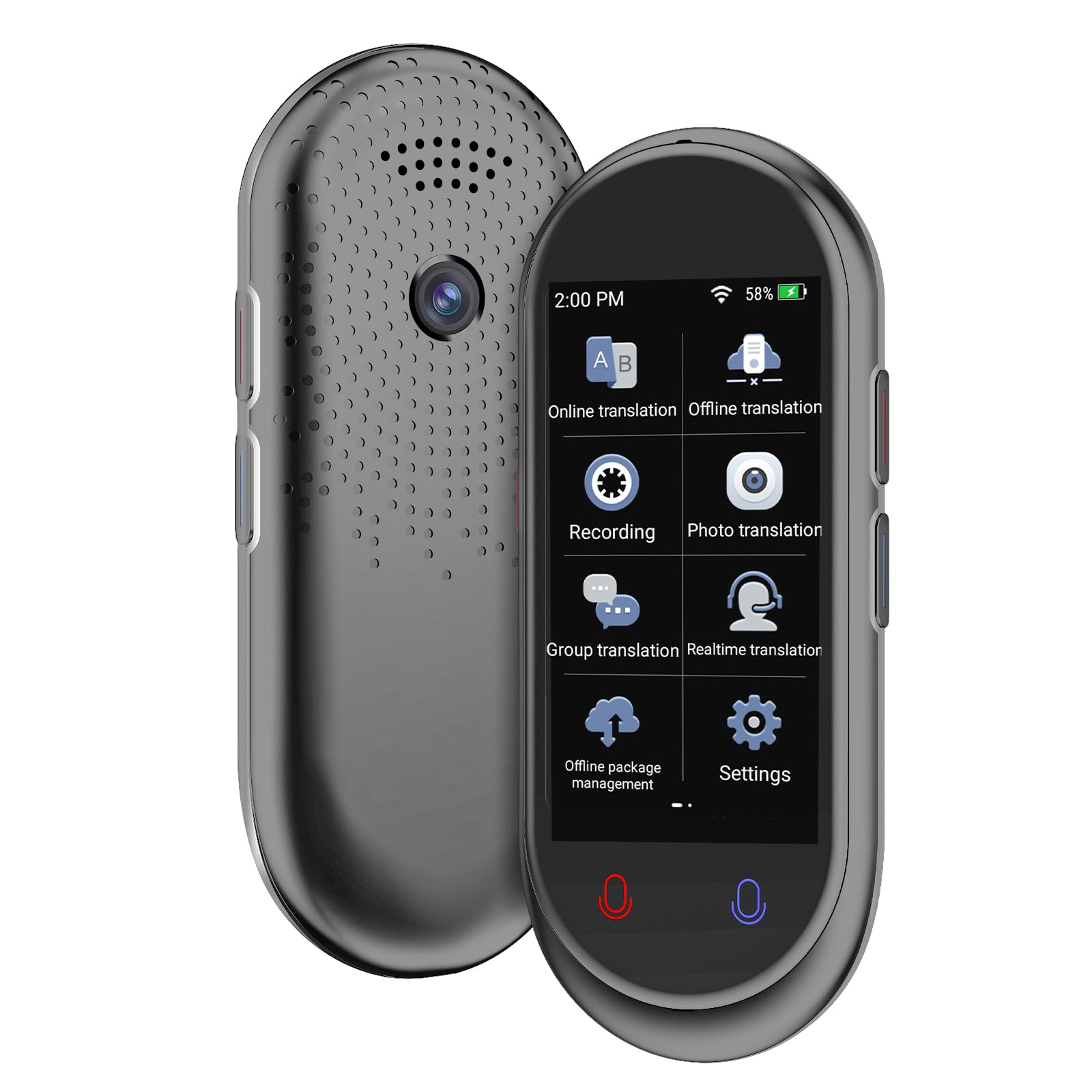 Language Translator Device, VORMOR ChatGpt AI Translator, Two Way