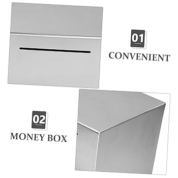 貯金箱 多面体 ステンレス Amazon.co.jp: HAPINARY ステンレス貯金箱 お金の壺 Atm貯金箱