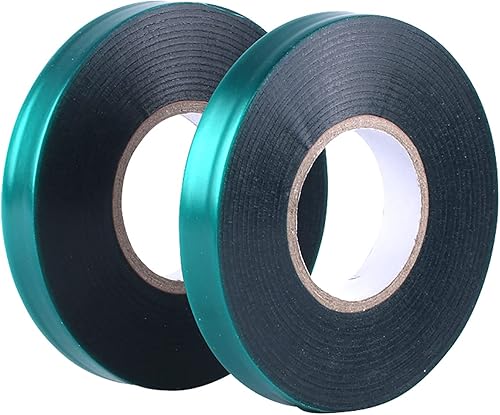 Miniatura 6 de cozyou 2 rollos de cinta elástica para jardín con lazo de jardín, color verde grueso para plantas de patio interior y exterior, árboles, ramas,