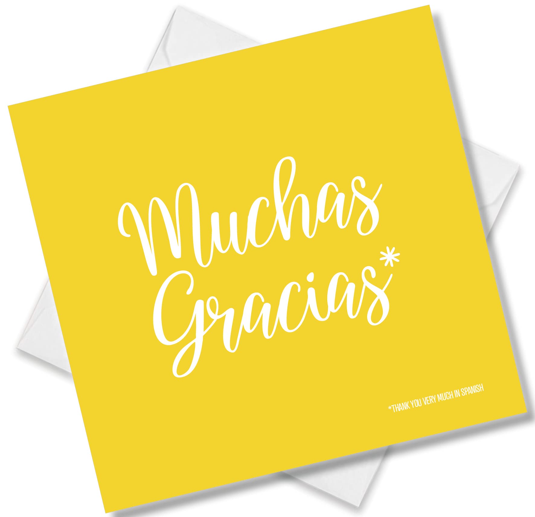 Punkcards Thank You Card Muchas Gracias Thank You In Spanish | Desertcart  Seychelles, image size:1772x1713