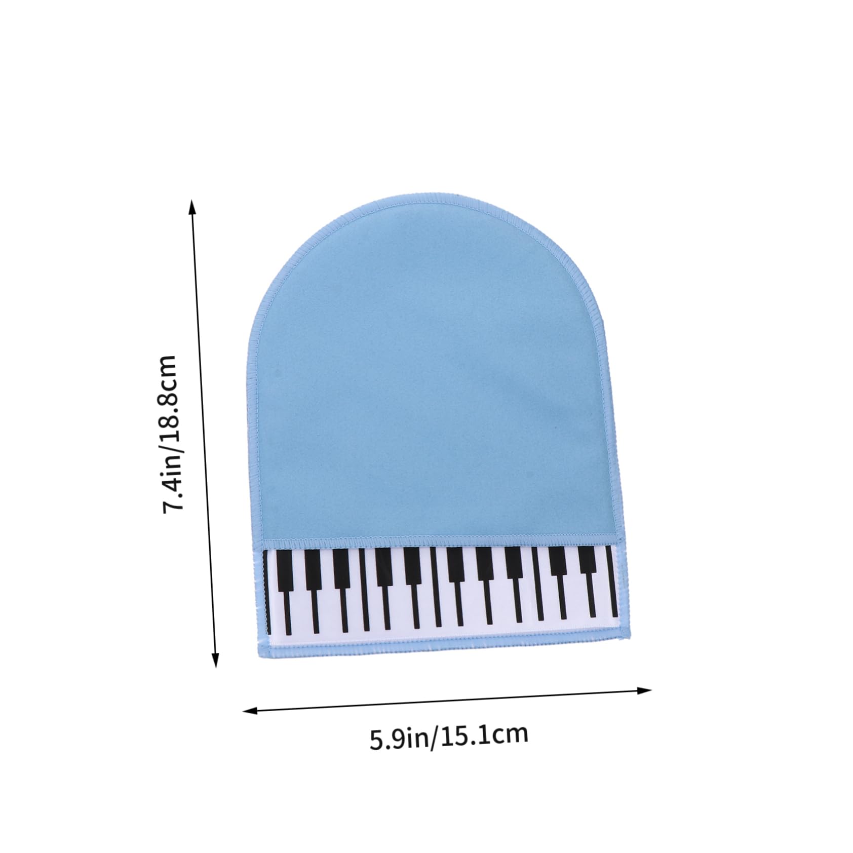 HEMOTON Piano Cleaning Cloth Dust Removal Glove Soft Cleaning Material Easy to Use