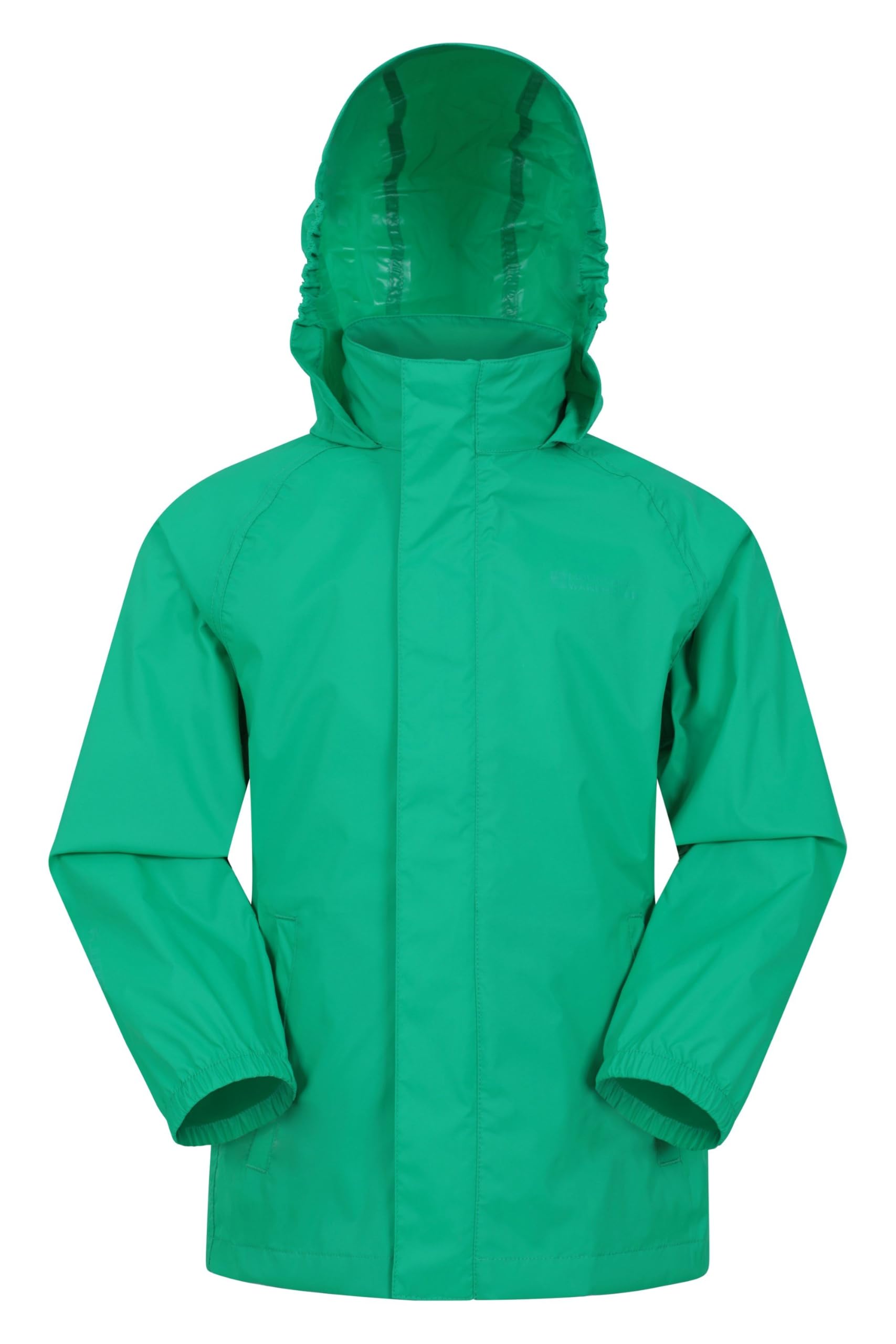 Mountain Warehouse Pakka Kids Waterproof Jacket - Wind Resistant, Lightweight,Breathable Rain Coat for Girls & Boys, Packaway Bag - For Rain, Spring Summer — view 24
