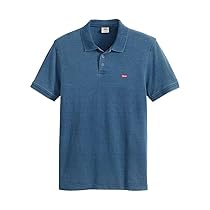 Levi’s Housemark Polo, T-Shirt Uomo, True Indigo Mid Indigo Pique, L
