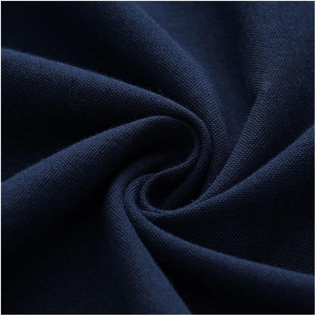 ZHOUXIAO Puro Cotone Tai Chi Uniforme Uomo Kung Fu Abbigliamento Manica Lunga Abiti Tradizionali Cinesi, Abbigliamento da Sizetang Ampi Giacche di Pantaloni Hanfu Giacche Mar Black-L