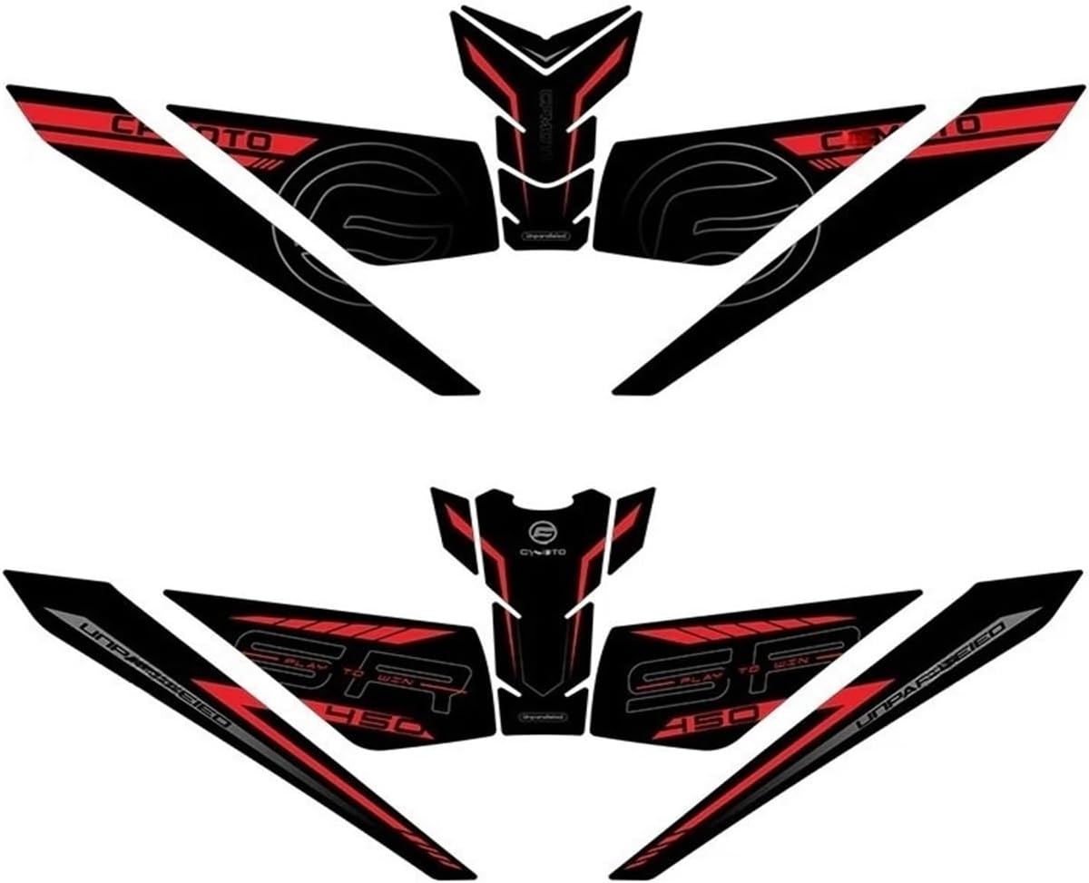 Motorcycle Tank Sticker For CF&MOTO 450SRS 450SR 450ss 2022 2023 2024 Motorcycle Fuel Tank Side Anti-Slip Protection Pad Knee Grip Stickers Accessories