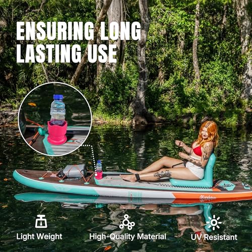 Image of niphean Paddle Board Cup Holder 2 Pack, Versatile Kayak Accessories Drink Holder for Various Container Sizes, Durable and Stable Boat Cup Holder for SUP Paddleboard & Kayak