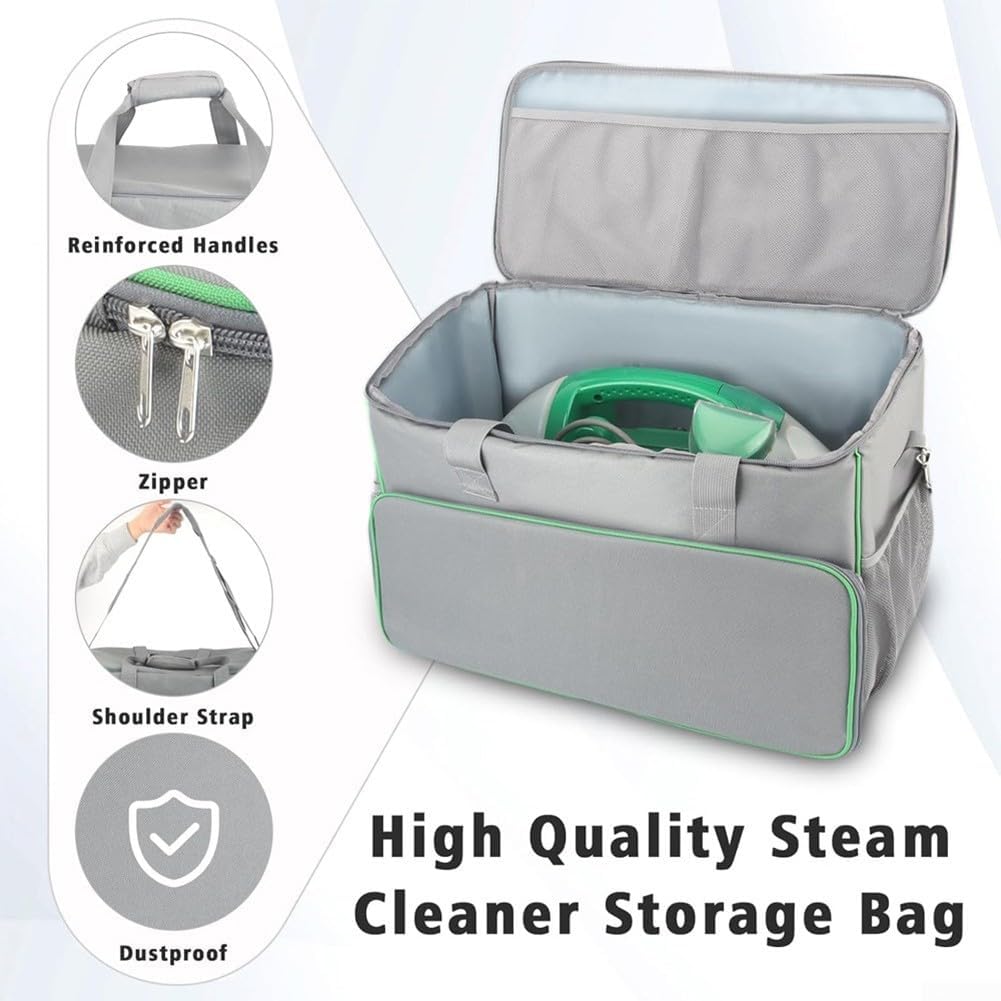 Sac de rangement portable pour nettoyeur de tapis Bissell 1400B conçu pour éviter la poussière et protéger l'équipement pendant le transport