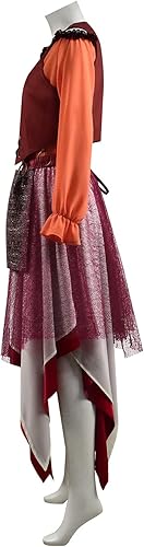 Miniatura 2 de Disfraz de Mary Sanderson para mujer, para Halloween, cosplay, camisa de manga larga, chaleco, conjunto completo