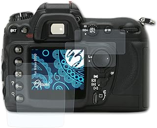 Bruni Screen Protector compatible with Nikon D200 Protector Film, crystal clear Protective Film (Set of 2)