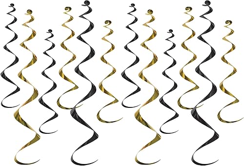 Tourbillons Noirs et dorés