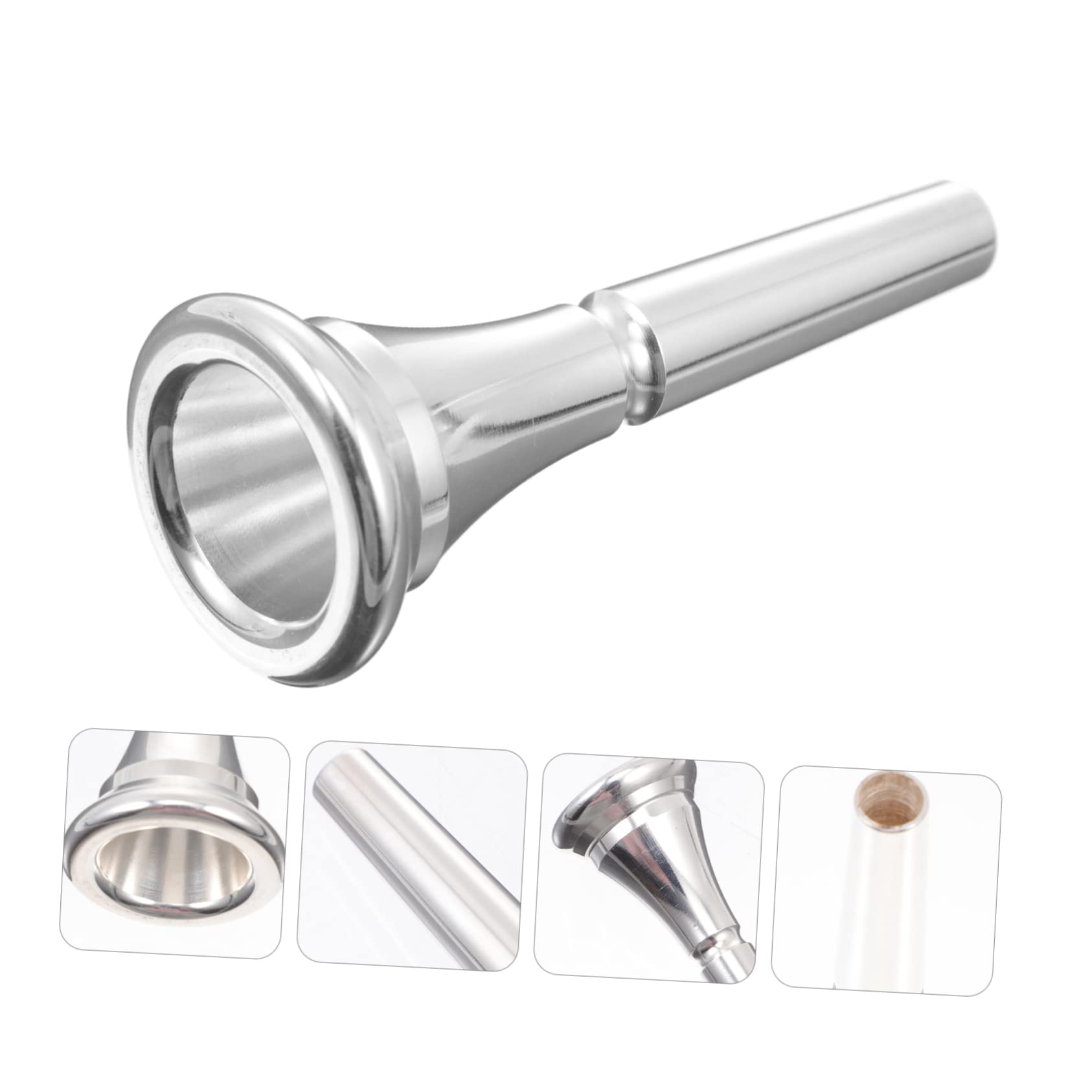 OFFSCH 1pc French Horn Mouthpiece Smooth Horn Replacement Music Instrument Accessory