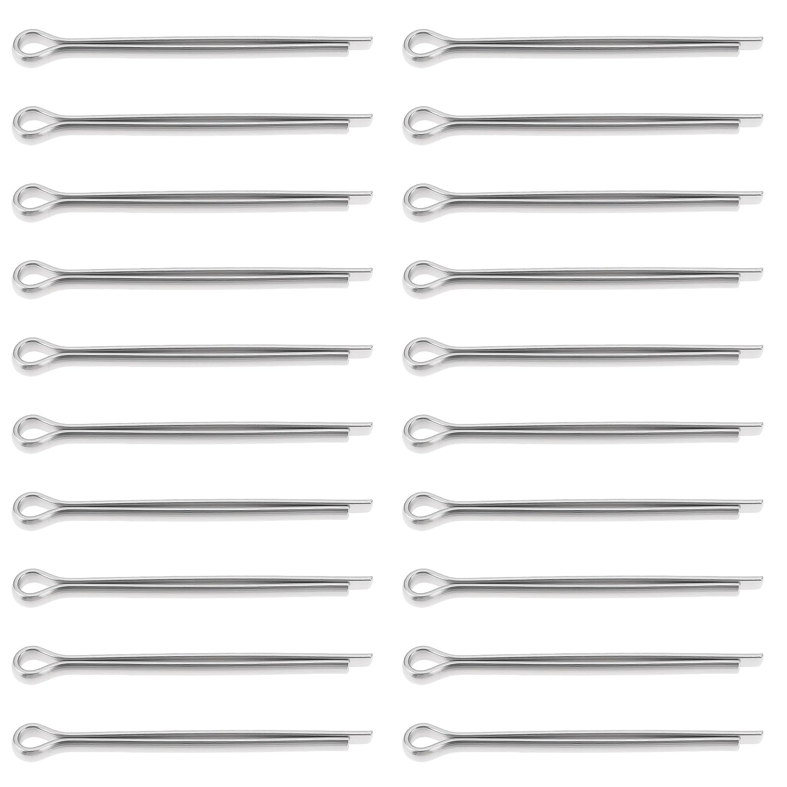 Briny River 20Pcs 4X50mm Marine Propeller Nut Cotter Pins 304 Stainless Steel Compatible With Yamaha F150 F200 F300