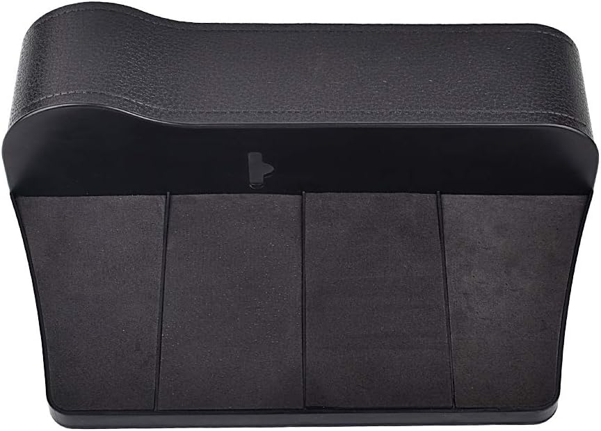 SUNMORN Car Seat Gap Organizer, Multifunctional with Small Cup Holder, Storage Box, NOT FIT Console Lower Than The Seat (Black) : Automotive
