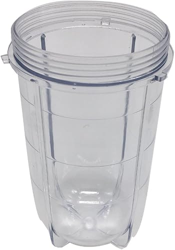 JOYSTAR - 1 vaso alto de repuesto de 16 onzas para licuadora Magic Bullet original, tazas compatibles con el modelo MB1001/MB