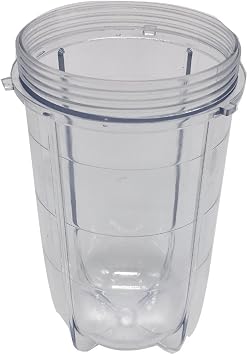 JOYSTAR 1 pcs 16oz Replacement Tall Jar Cup Fits Original Magic Bullet Blender Juicer,cups Compatiable with Model MB1001/MB 1001B/MBR-1701 /MBR-1702 /MBR-1101 /MB-BX1770-02/MBR-0301 1, 16oz Tall cup