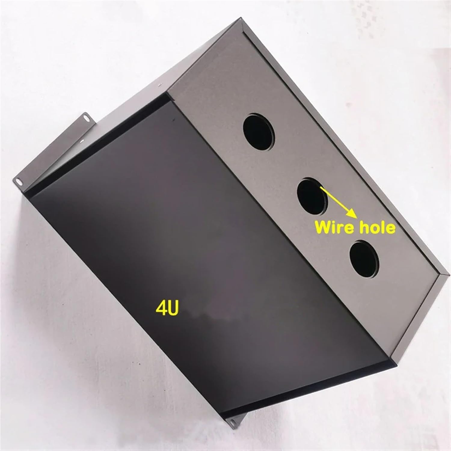 Hardware Full Extension Side Mount Drawer Slides 1U/2U/3U/4U Flight Case Rack Drawer 19Inch Cabinet Drawers with Hole for Wiring