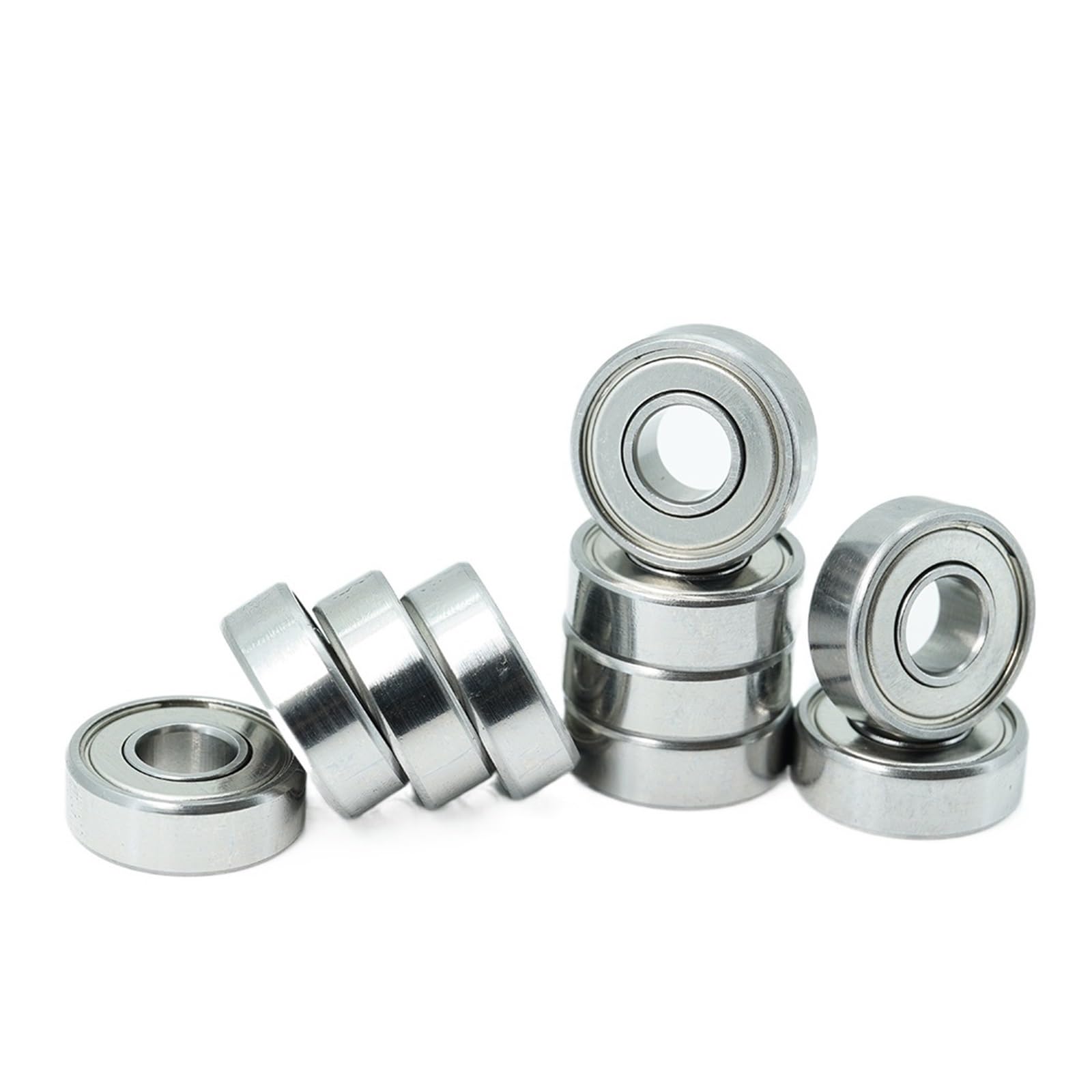 VSPPJYFG Bimetal Seal Shield Micro deep Groove Bearing 10pcs 696ZZ 6x15x5mm ABEC-5 Miniature Ball Bearings