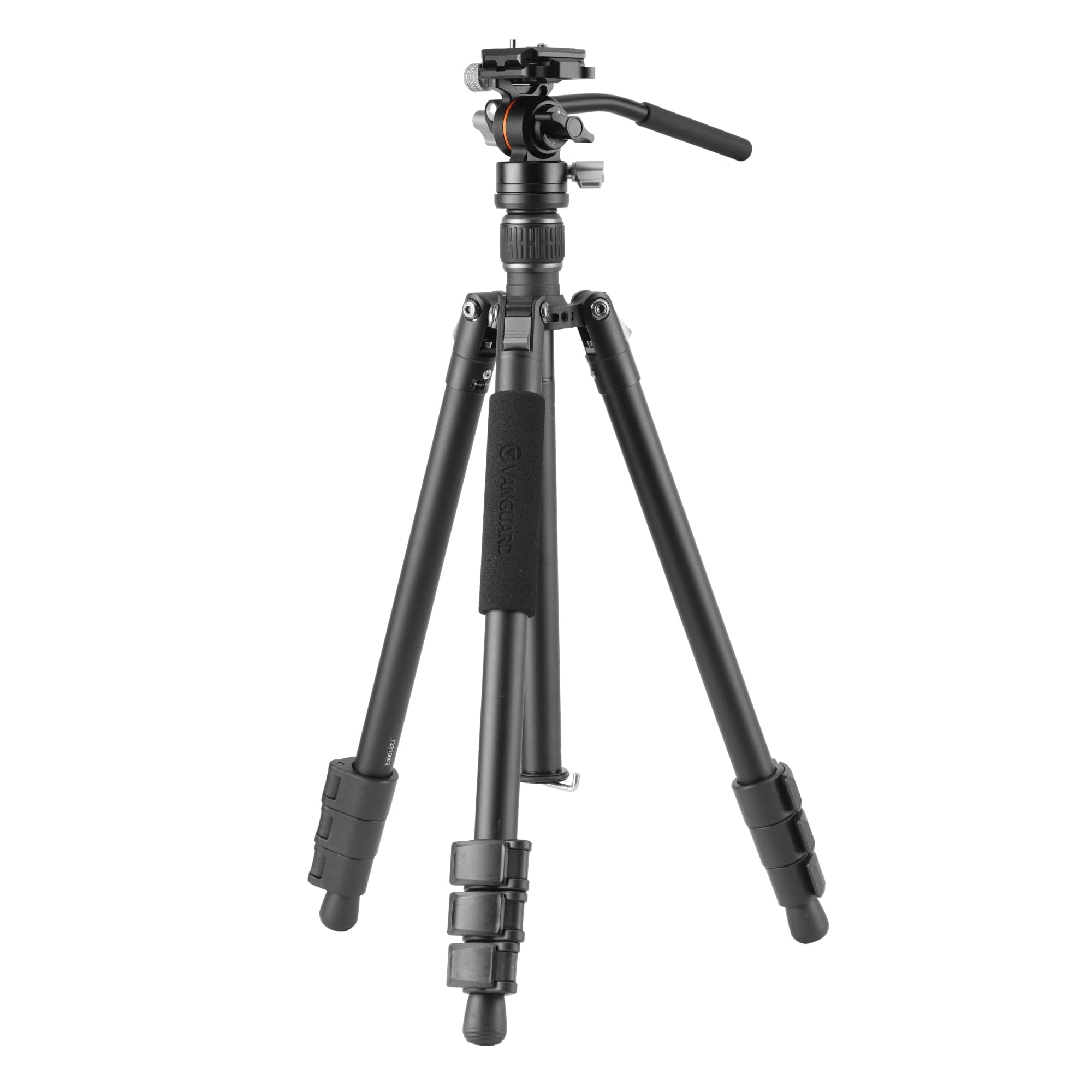Trípode de aluminio Vanguard Vesta GO 264AV12 con rótula de vídeo fluida y compacta 8