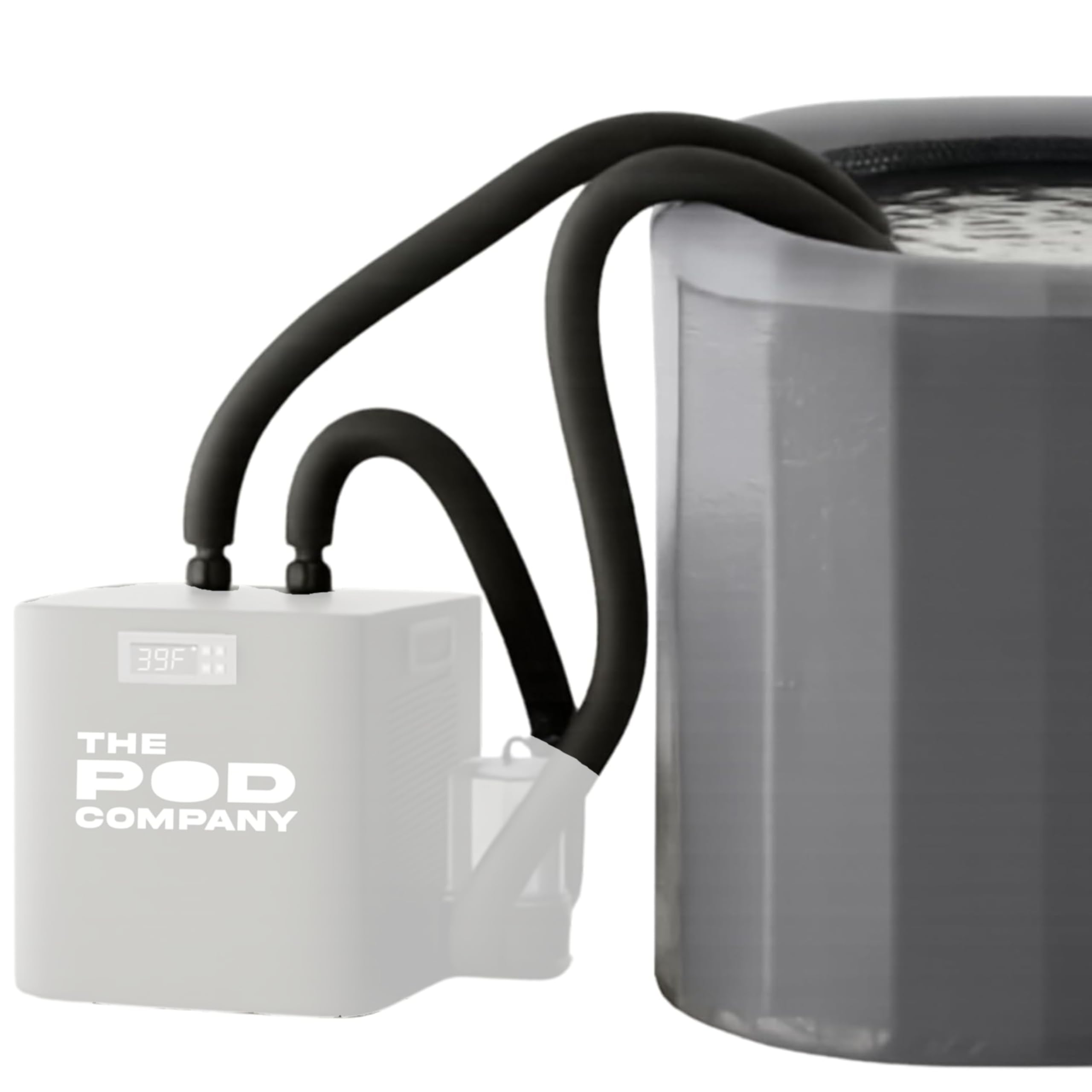 THE POD COMPANY Refrigeratore Universale – Refrigeratore per Acqua Fredda per Tutte le Vasca e Canali – Controllo della Temperatura Regolabile – Installazione Facile – Potenza di Raffreddamento Rapida