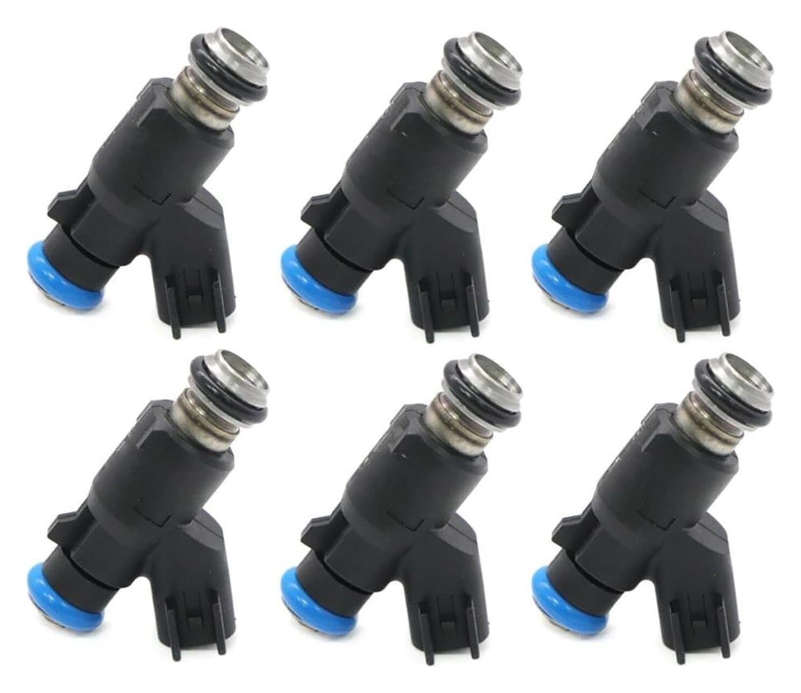 Qwqwfa 6Pcs Petrol Fuel Injector For Hyundai For Veracruz For Azera For Genesis For Sonata For Santa Fe Engine Parts 35310-3C000 Car Fuel Injectors Nozzle(6Pcs)