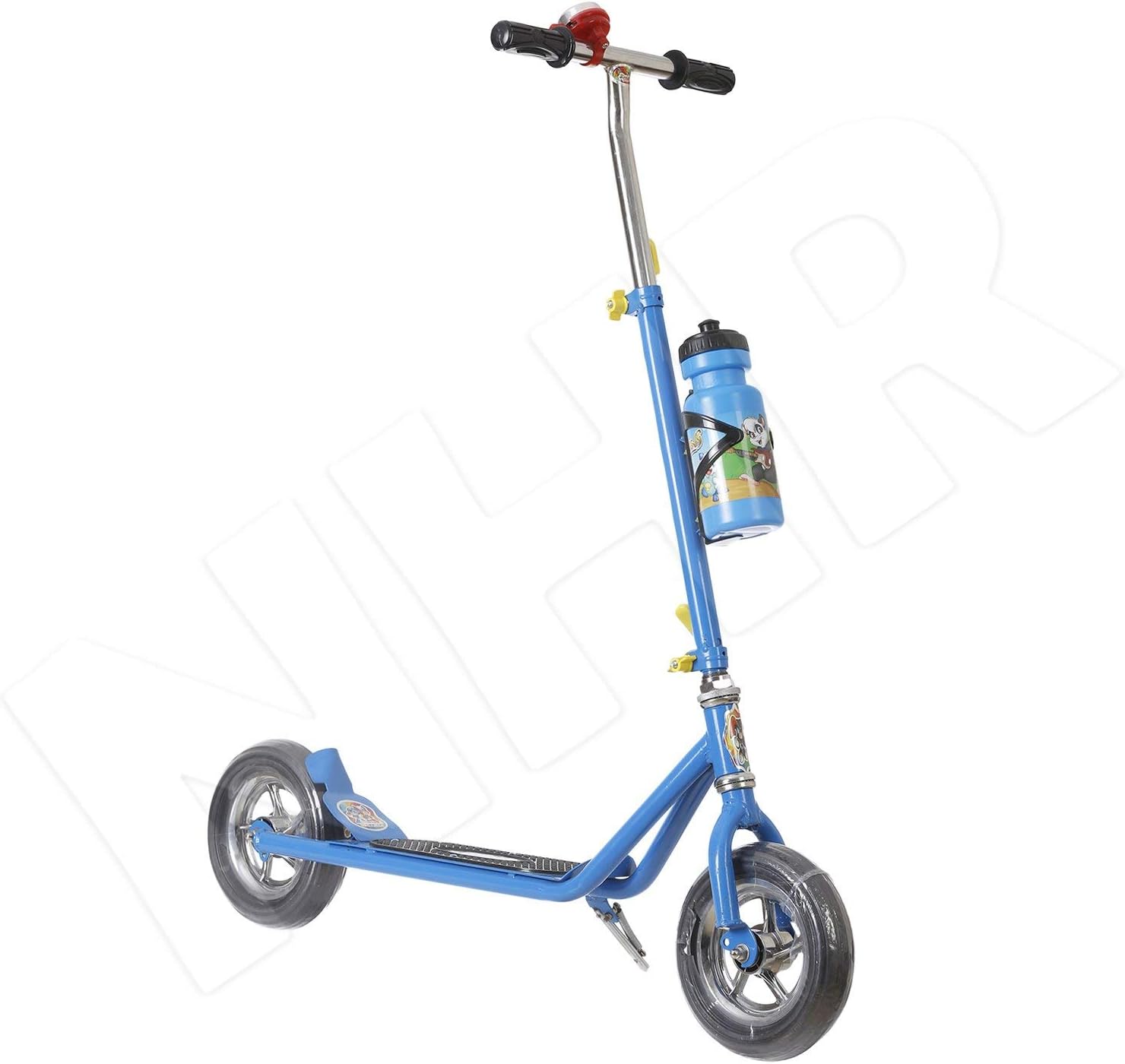 Dash 2 Wheel Power Ranger Scooter with Sipper, Bell, Side Stand and Height Adjustable Handle for Kids (Upto 12 Years, Capacity 60 kg, Blue)