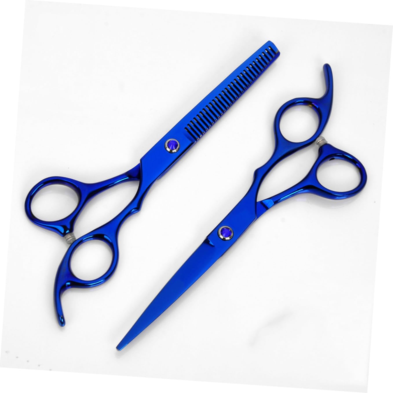MAGICLULU 3 Piezas tijeras de acero inoxidable tijeras rectas herramienta de de pelo en los ojos para adultos mascota de peluquero cabello de pelo plano