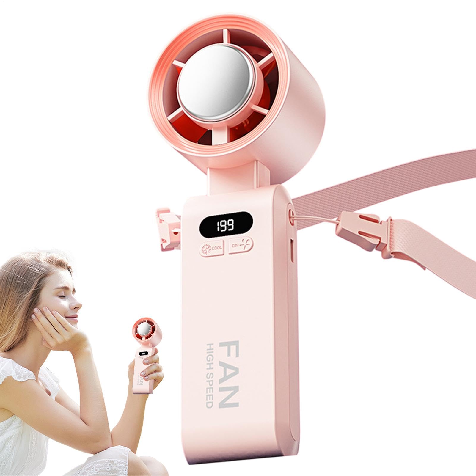 Climatiseur portable et mini ventilateur USB de cou pour les vacances