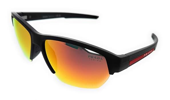 Amazon.com: Prada Linea Rossa 0PS03YS1BO04U64 Sunglasses, 64