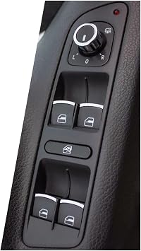 Power Window Master For VW For Golf 5 6 For GTI MK5 MK6 For Jetta For Tiguan For Passat B6 CC 5ND959857 Power Window Master Switch Control Button Switch Window SwitchChrome