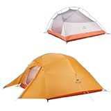 Cloud-Up 3 Person Lightweight Backpacking Tent with Footprint - 3 Season Free Standing Dome Camping Hiking Waterproof Backpack Tents