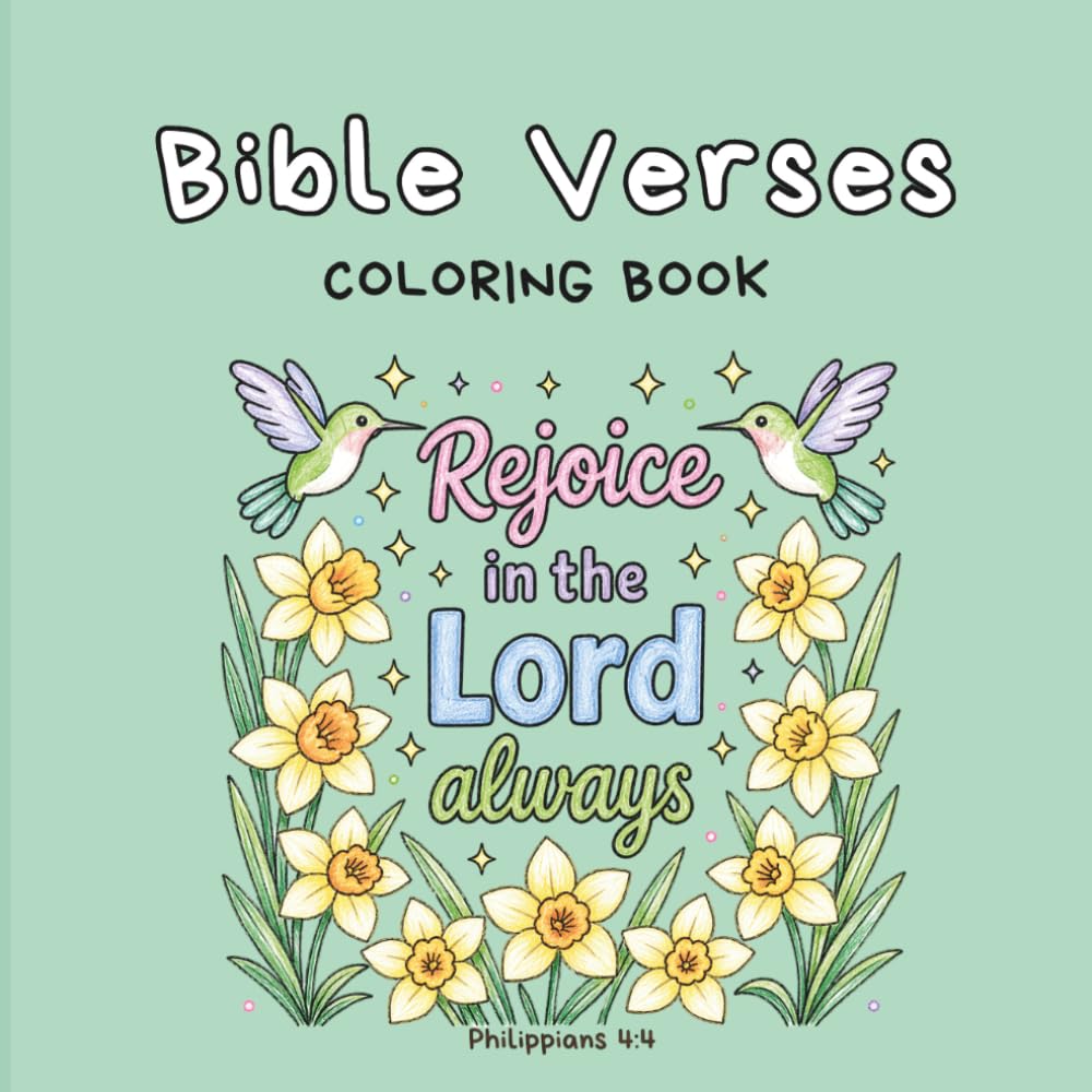 Bible Verses Coloring Book for Adults: Inspirational Scriptures with Beautiful Floral Designs (Christian Coloring Books)